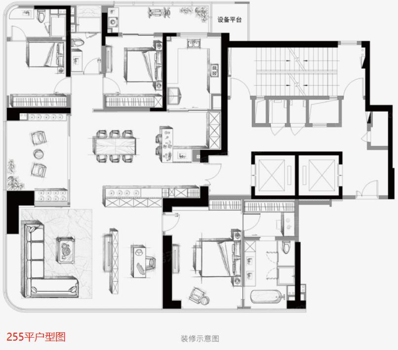 长沙绿城凤起麓鸣㎡