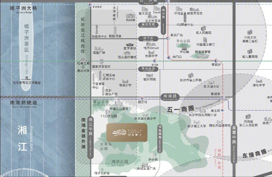 长沙绿城凤起麓鸣区位图