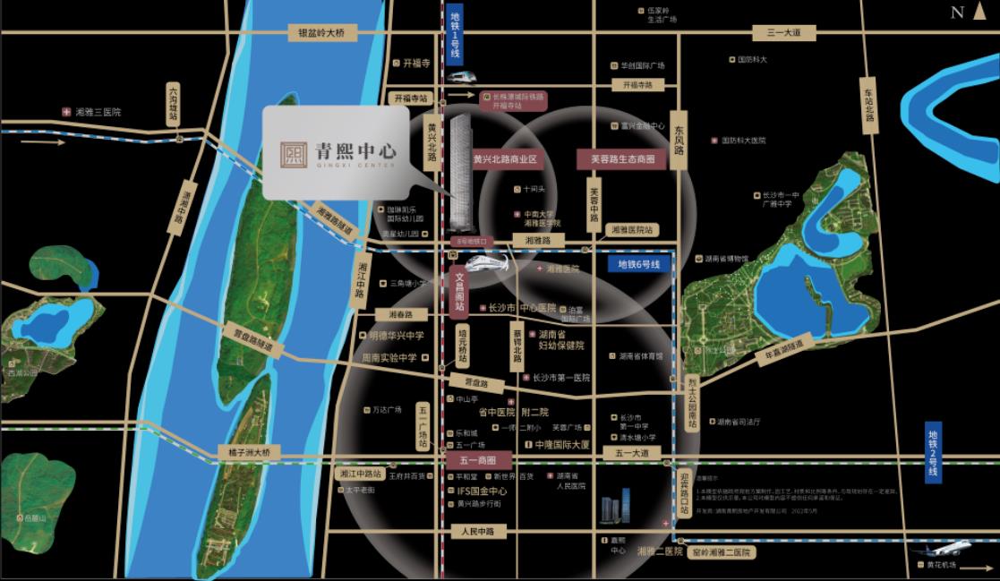 青熙中心区位图